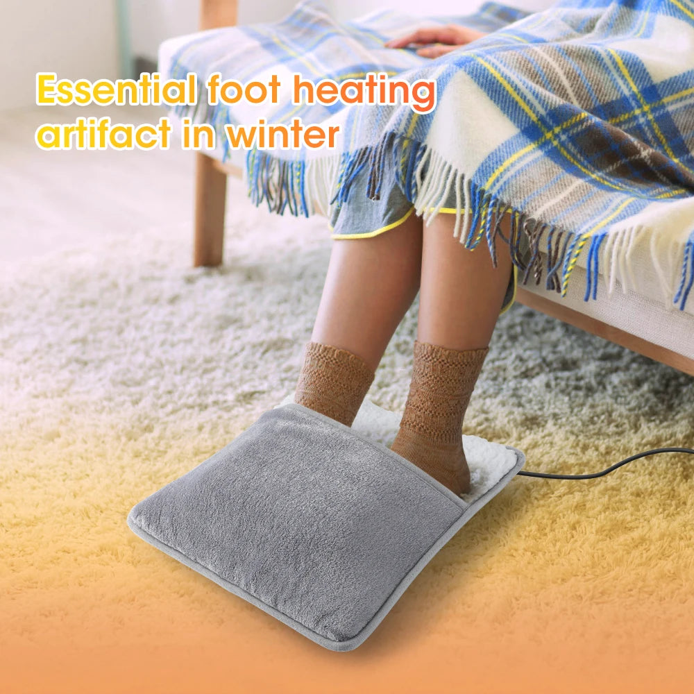 Cozy USB heating foot warmer, essential winter accessory for comfort and warmth.